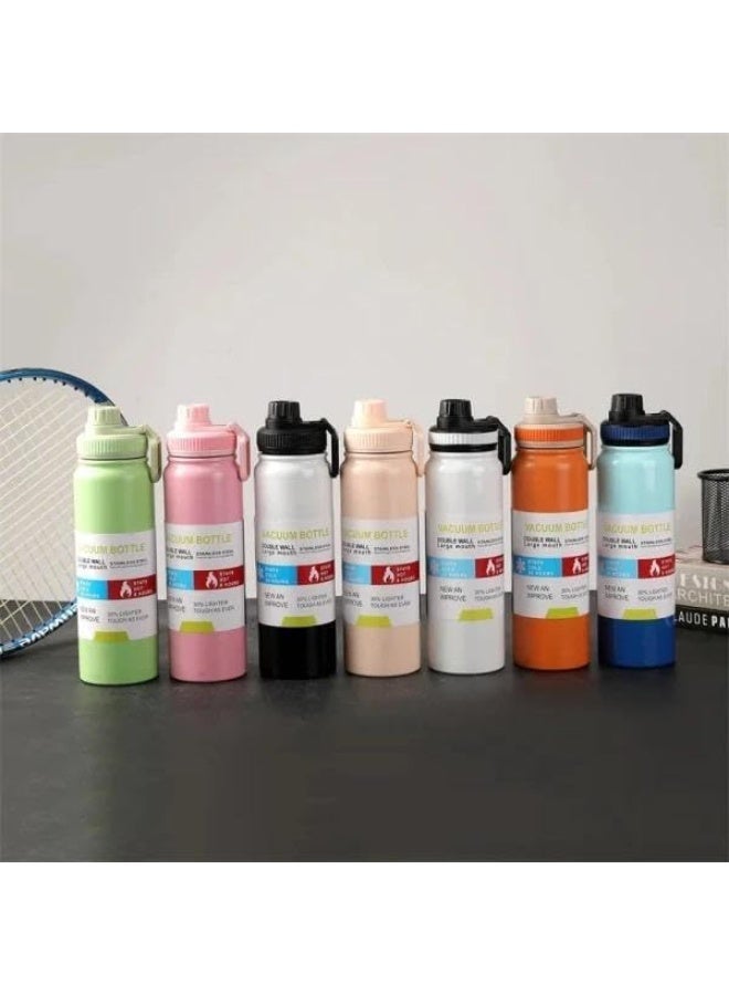 يو شوب زجاجة حرارية معزولة من يو شوب بتفريغ الهواء الستانلس ستيل سعة 1000 مل مانعة للتسرب وخالية BPA مياه رياضية للقهوة والشاي للسفر للحفاظ على المشروبات ساخنة أو باردة - Image 5